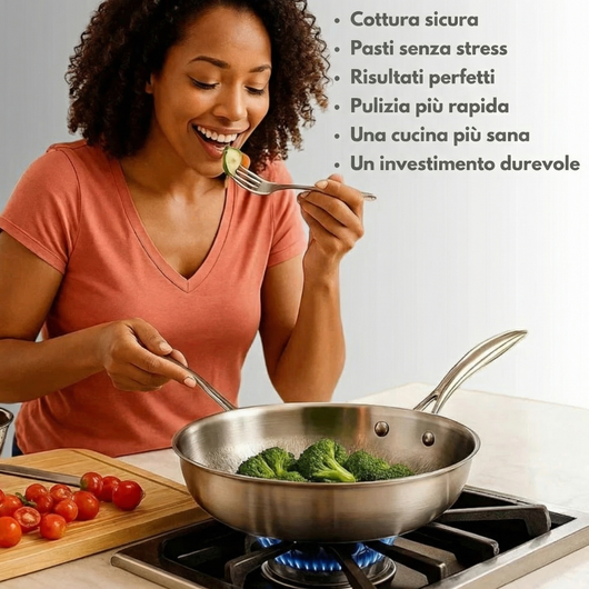 ForgedPan - Padella Ibrida Antiaderente